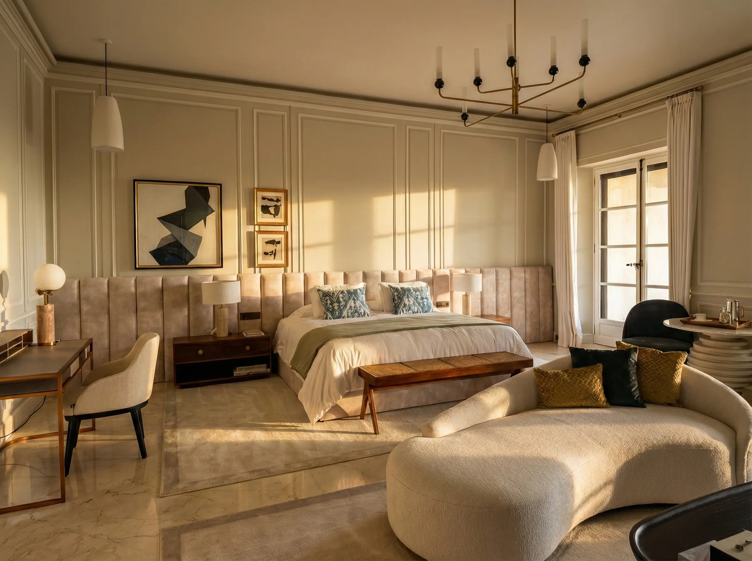 Guest bedroom in the QSJ villa